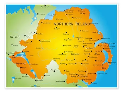 Northern Ireland – Map Editors Choice