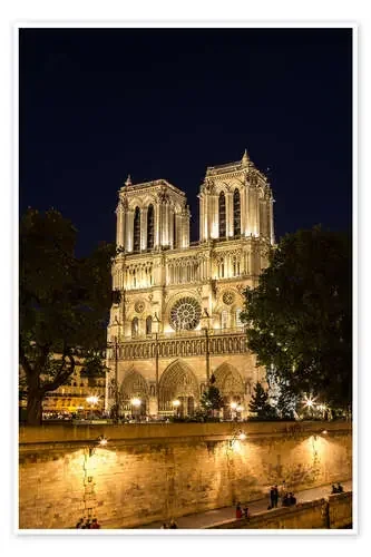 Notre Dame de París por la noche Editors Choice