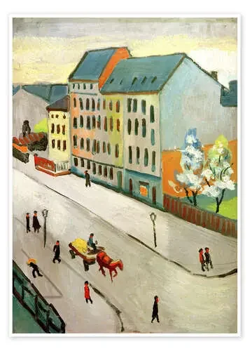 Nuestra calle en gris de August Macke akg-images