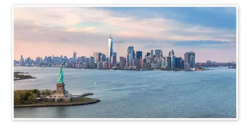 Nueva York con Estatua de la Libertad de Matteo Colombo