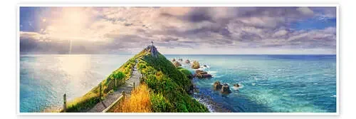 Nugget Point Panorama New Zealand de Michael Rucker