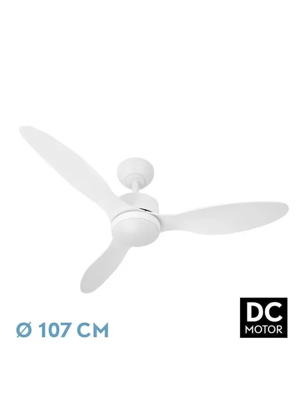 Oferta Ventilador Serpa Blanco Motor DC Fabrilamp