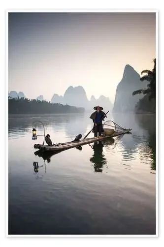 Old Chinese fisherman de Matteo Colombo