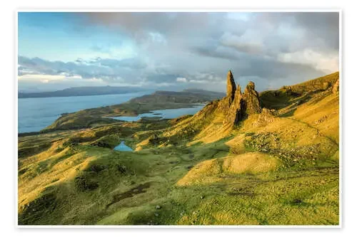 Old Man of Storr in the morning light, Isle of Skye, Scotland de Michael Valjak