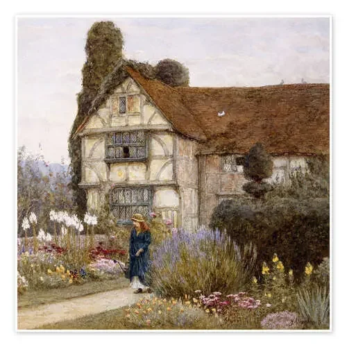 Old Manor House de Helen Allingham Bridgeman Images