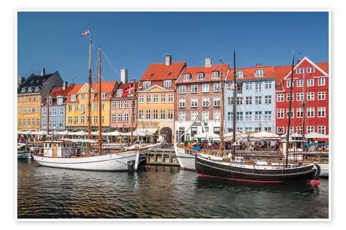 Old Port Nyhavn in Copenhagen (Denmark) de Christian Müringer