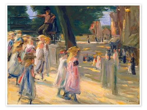 On the way to school in Edam de Max Liebermann ARTOTHEK