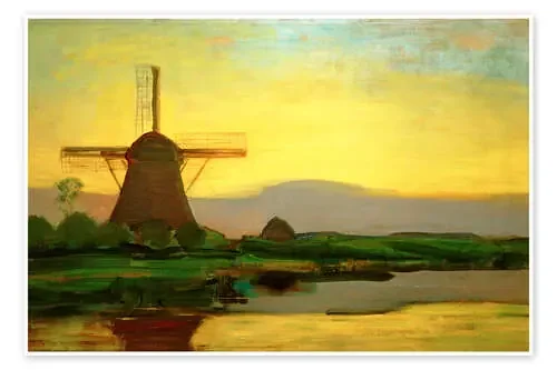 Oostzijd Mill In The Evening de Piet Mondrian akg-images