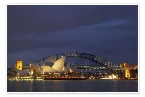 Ópera de Sydney y el puente del puerto de David Wall Danita Delimont
