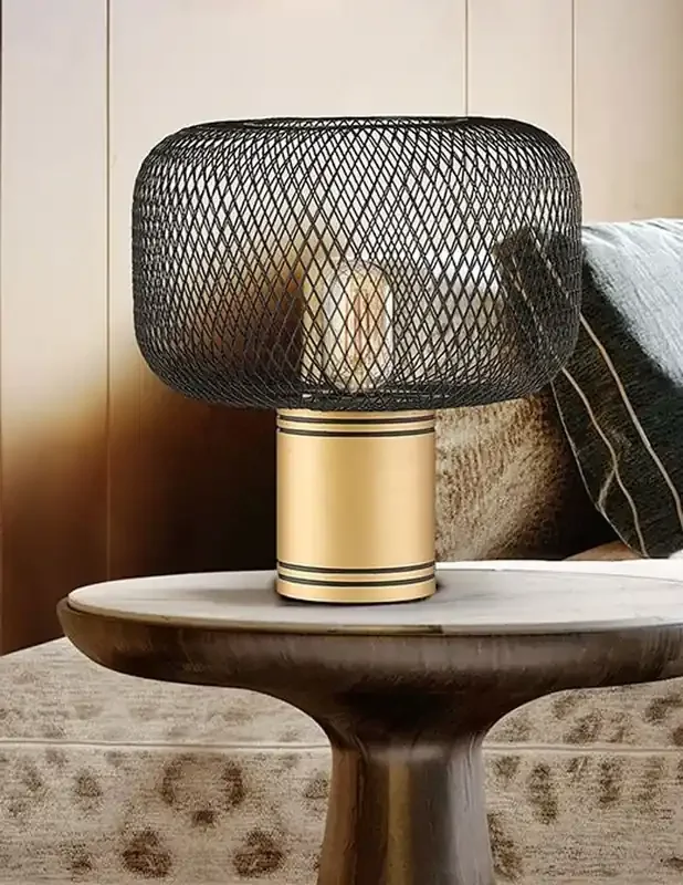 Osiris Lámpara de Mesa Oro-Negro