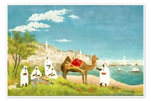 Paisaje de Argel de Henri Rousseau ARTOTHEK