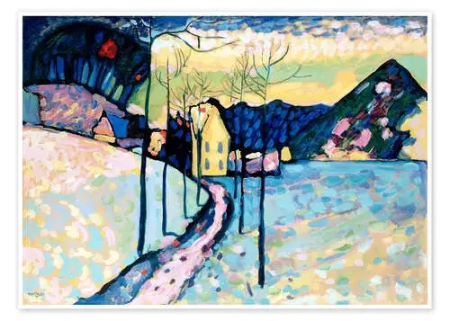 Paisaje invernal de Wassily Kandinsky Master Collection