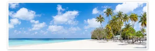 Palm beach in Maldives de Jan Christopher Becke