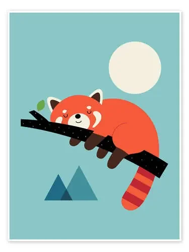 Panda durmiendo de Andy Westface