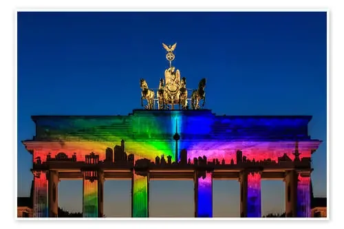 Panorama de Berlín desde la puerta de Brandeburgo de Frank Herrmann
