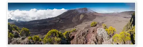 Panorama of Piton de la Fournaise, La Reunion, France de Markus Ulrich