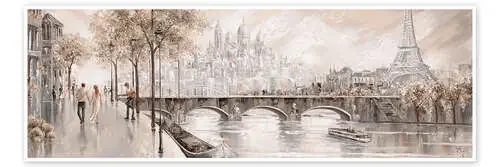 Panoramic View of Paris de Isabella Karolewicz