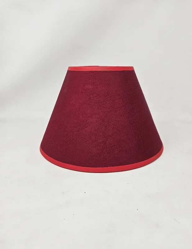 Pantalla para Lámpara de Sobremesa Roja