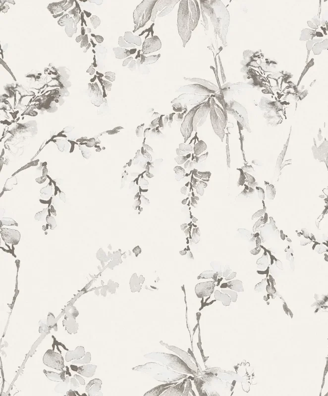 papel pintado flores beige de Masureel – 631952