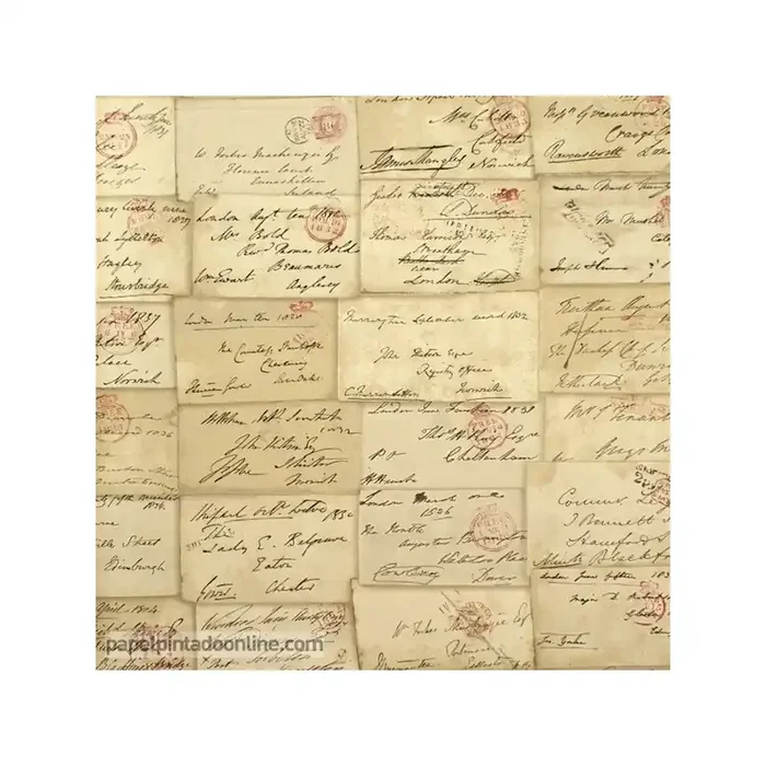 Papel pintado NAVIGATOR LOVER LETTER PARCHMENT