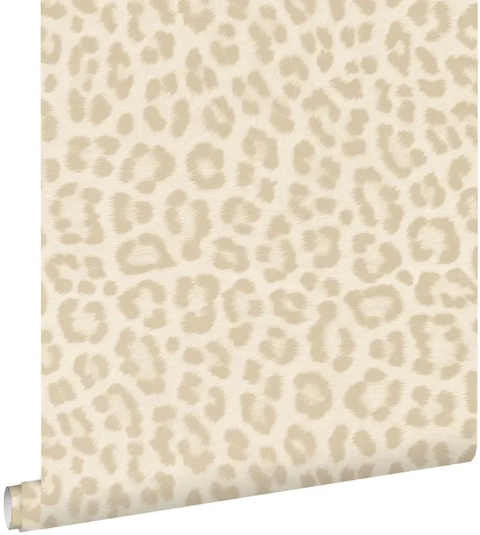 papel pintado piel de leopardo beige de ESTAhome – 139965