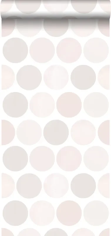papel pintado puntos lunares beige de Walls4You – 935290