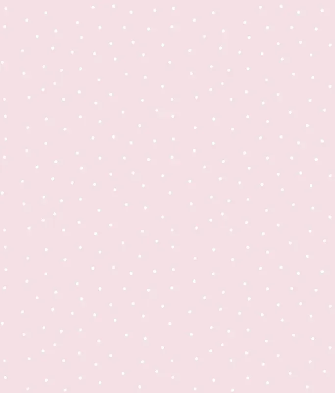 papel pintado puntos lunares rosa y blanco de Sanders & Sanders – 640463