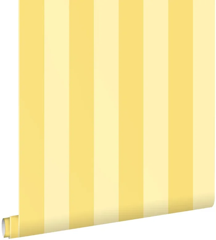 papel pintado rayas amarillo de ESTAhome – 131575