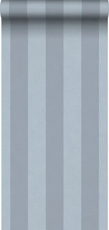 papel pintado rayas azul agrisado de Sanders & Sanders – 640421
