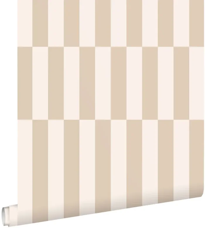papel pintado rayas beige de ESTAhome – 131211