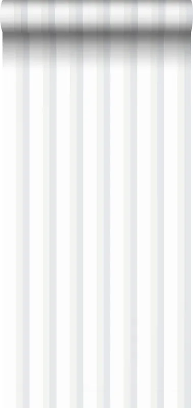 papel pintado rayas gris claro, beige y blanco de Sanders & Sanders – 640596