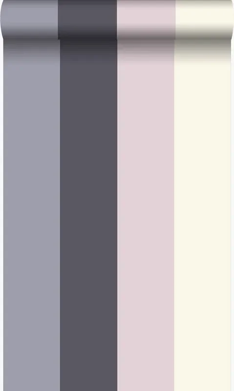 papel pintado rayas morado y morado lila de Origin Wallcoverings – 346517