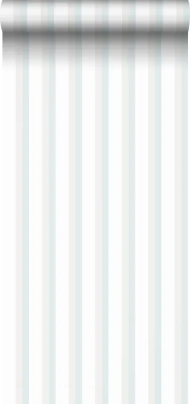 papel pintado rayas verde claro, beige y blanco de Sanders & Sanders – 640597
