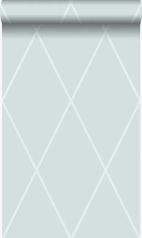 papel pintado rombo azul hielo de Origin Wallcoverings – 345720