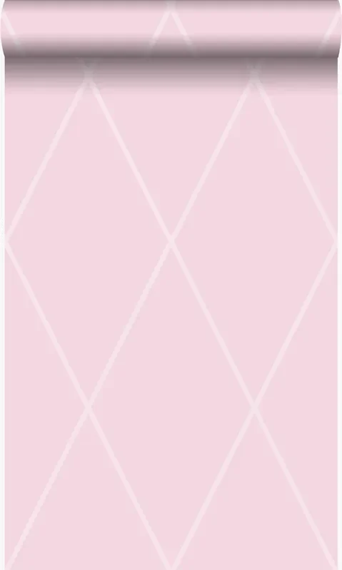 papel pintado rombo rosa de Origin Wallcoverings – 345722