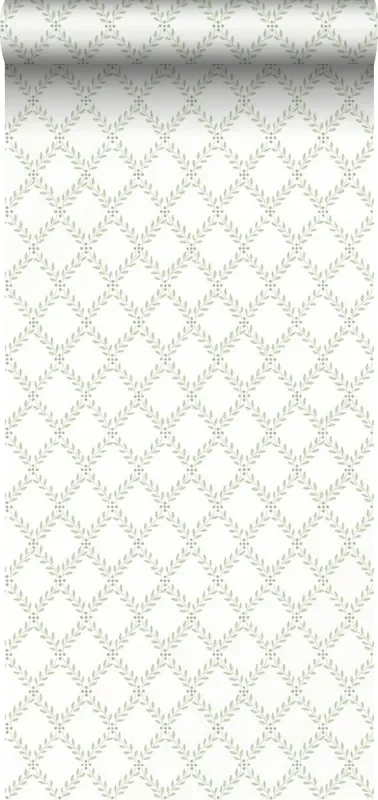papel pintado rombo verde de Borastapeter – 660381