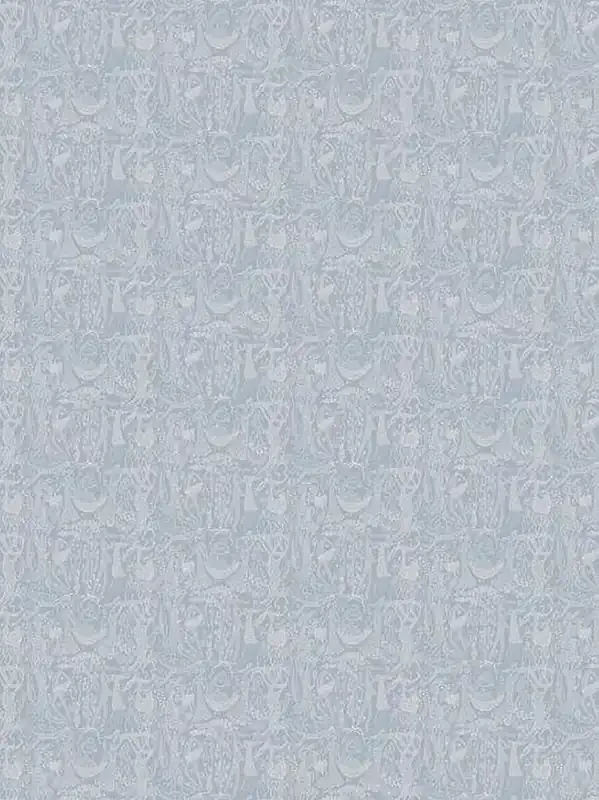 papel pintado siluetas humanas azul agrisado de Borastapeter – 660694