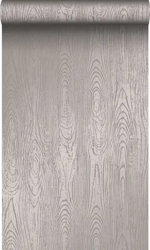 papel pintado tablas de madera con grano de madera gris pardo de Origin Wallcoverings – 347556