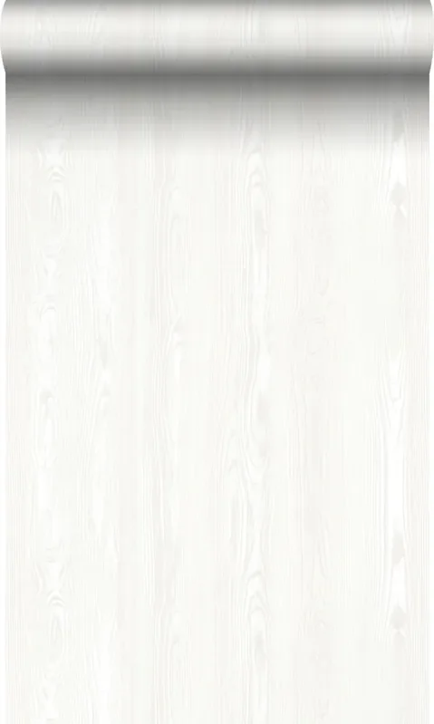 papel pintado tablas de madera fresca blanco crema de Origin Wallcoverings – 347522