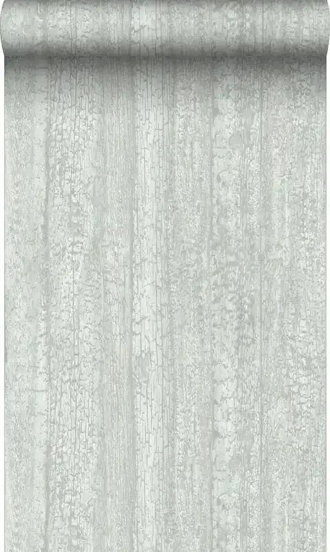 papel pintado tablas de madera quemadas carbonizadas menta verde claro de Origin Wallcoverings – 347529