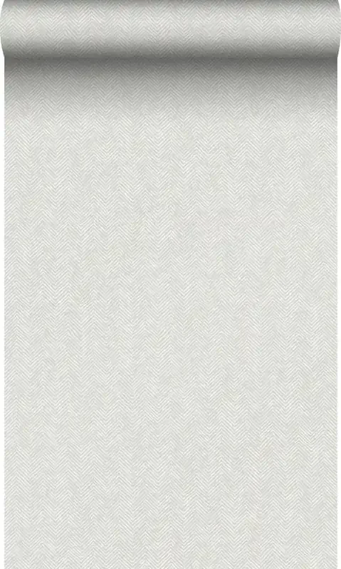 papel pintado tejido de espiga verde grisáceo de Origin Wallcoverings – 347663