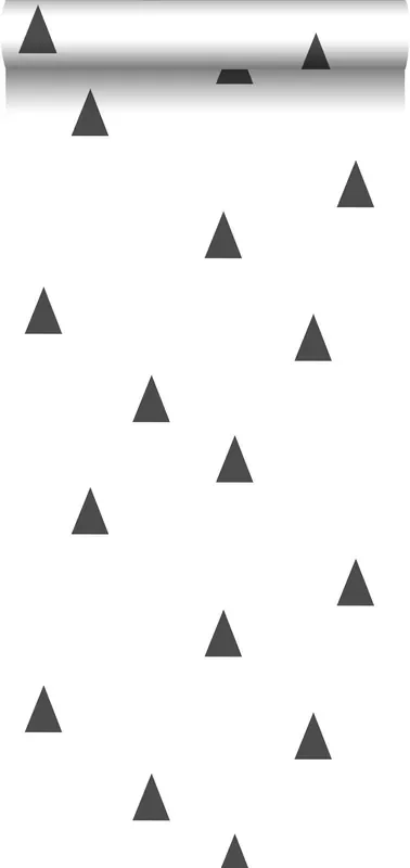 papel pintado triángulos blanco y negro de Walls4You – 935304