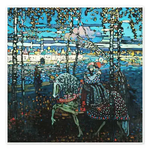 Pareja a caballo de Wassily Kandinsky ARTOTHEK