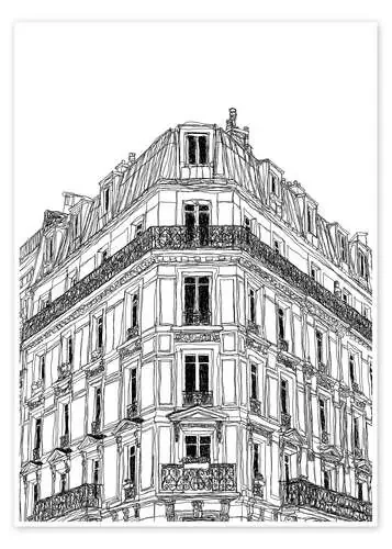 Parisian Façade de Sophie Schultz