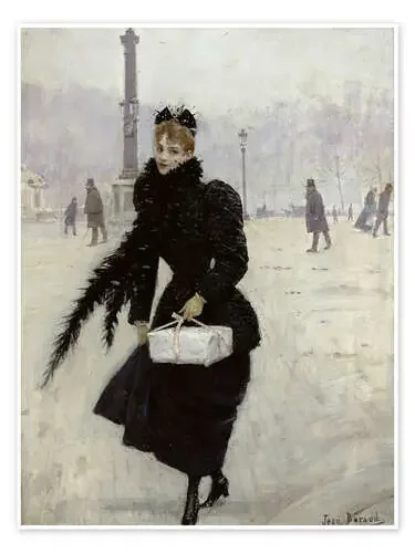 Parisian woman in the Place de la Concorde de Jean Beraud Bridgeman Images
