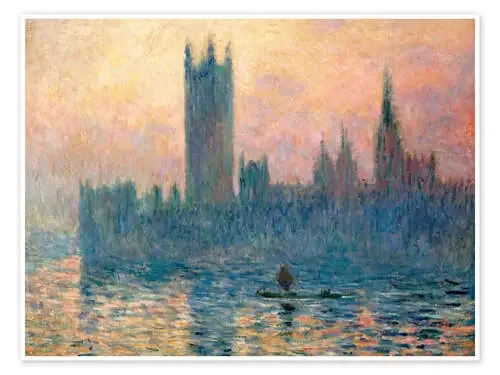 Parliament in London at sunset de Claude Monet ARTOTHEK