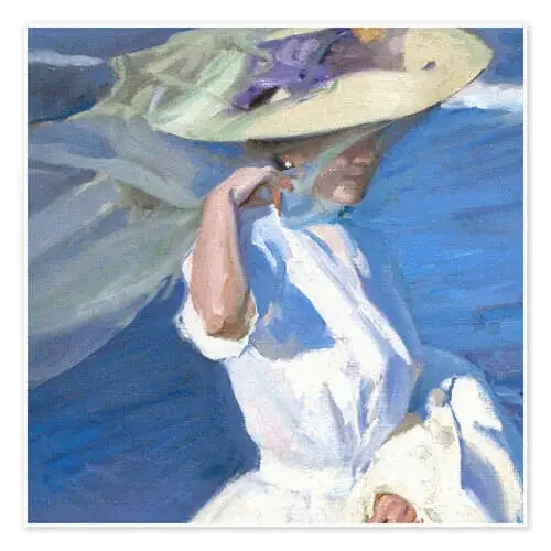 Paseo a orillas del mar (detalle) de Joaquín Sorolla y Bastida Master Collection