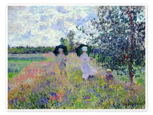 Paseo cerca de Argenteuil de Claude Monet Bridgeman Images