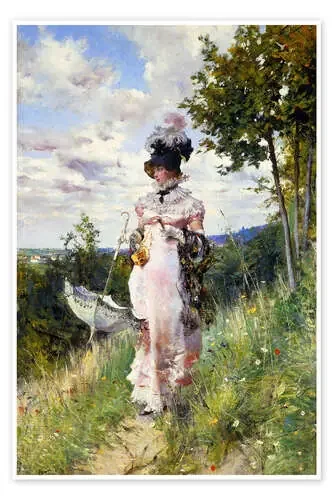 Paseo de verano de Giovanni Boldini Bridgeman Images