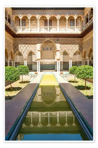 Patio de las Doncellas en el Real Alcázar de Matteo Colombo
